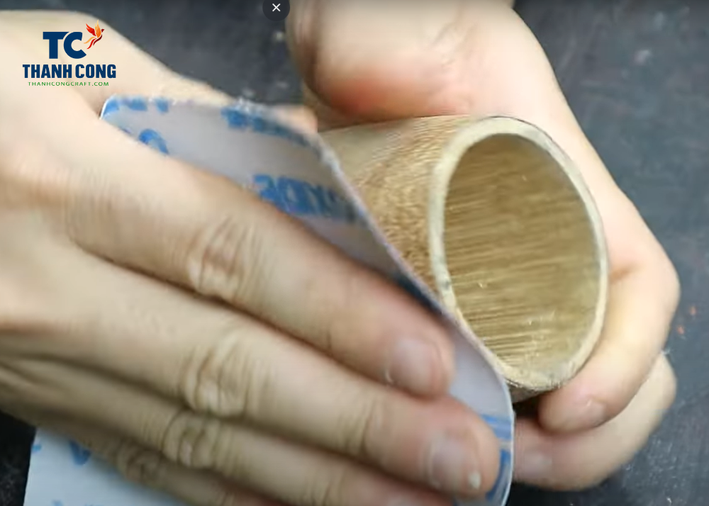 PRODUCTION PROCESS OF BAMBOO CUPS/MUGS