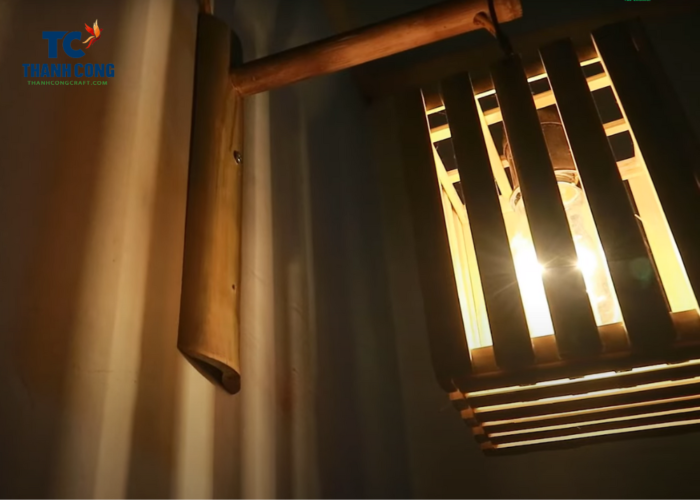 How to make a bamboo lampshade