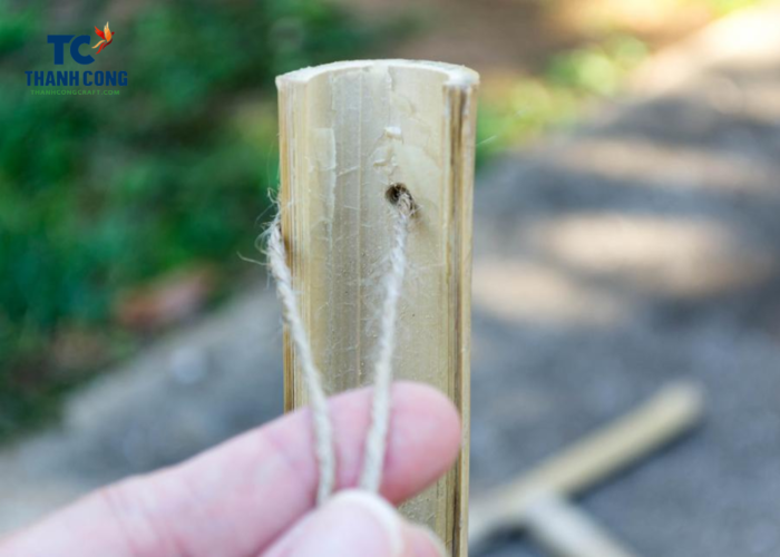 How to make a wind chime from bamboo