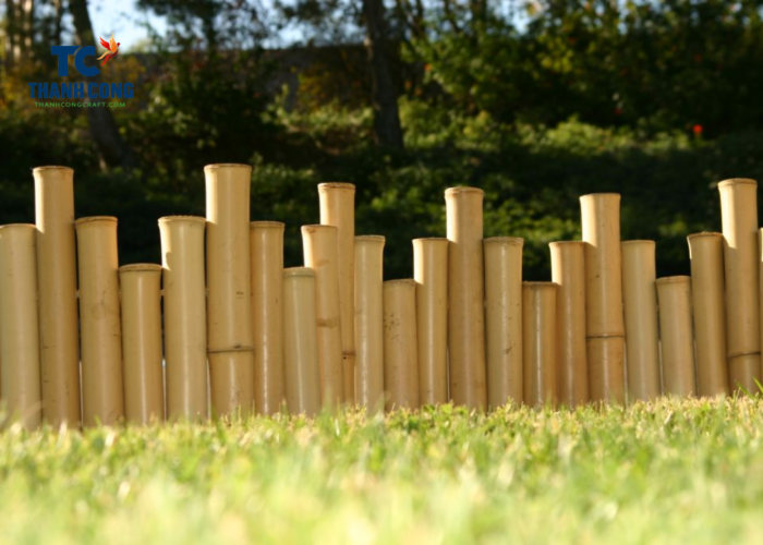 How to make bamboo garden edging