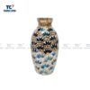 Mother Of Pearl Mosaic Art Vase (TCHD-23194)