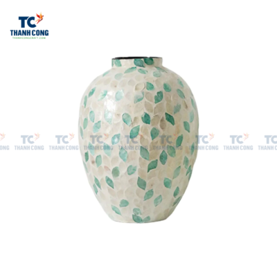 Mother of Pearl Mosaic Vase