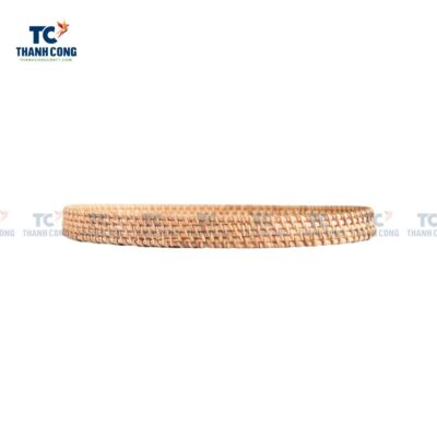 Rattan Mother Of Pearl Serving Tray (TCKIT-23189)