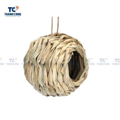 Round Hanging Seagrass Bird House (TCPH-23018)