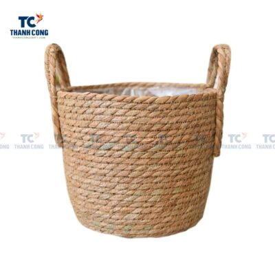 Water Hyacinth Planter With Handle (TCSB-23125)
