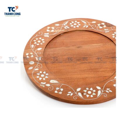 Wood Serving Tray Mother Of Pearl (TCKIT-23211)