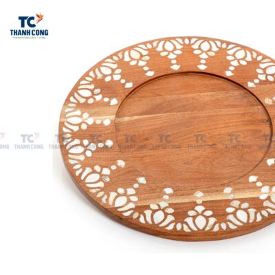 Wood Serving Tray Mother Of Pearl (TCKIT-23213)