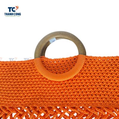 Burnt Orange Crochet Bag (TCFA-22026)