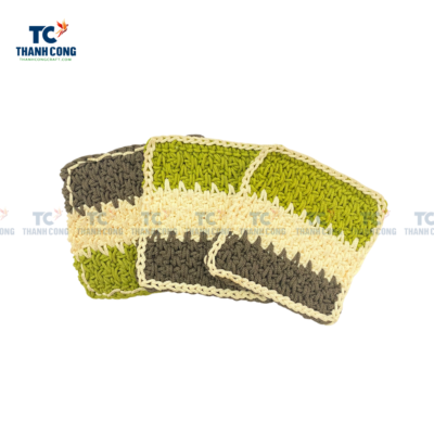 Handmade Square Crochet Coaster