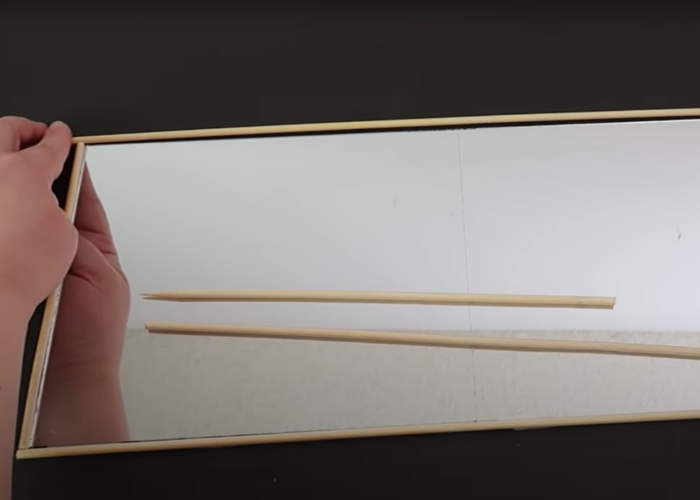 How To Make A Bamboo Mirror Fram Step By Step