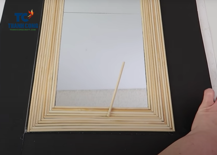 How To Make A Bamboo Mirror Fram Step By Step