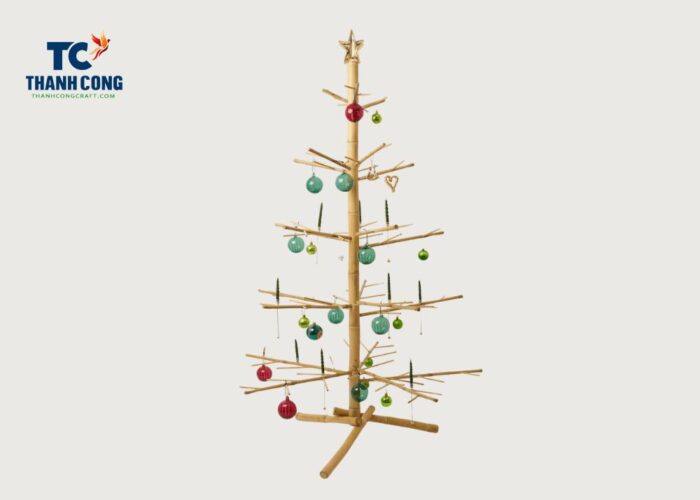 How to make a bamboo Christmas tree 