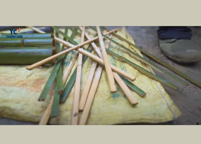 How to make a bamboo rake