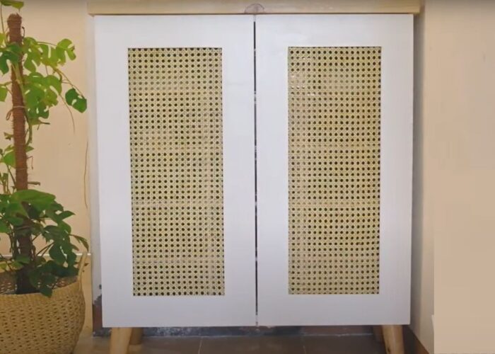 How to make rattan cabinet doors