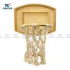 Wicker Rattan Basketball Hoop