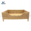 Large Rattan Wicker Dog Bed