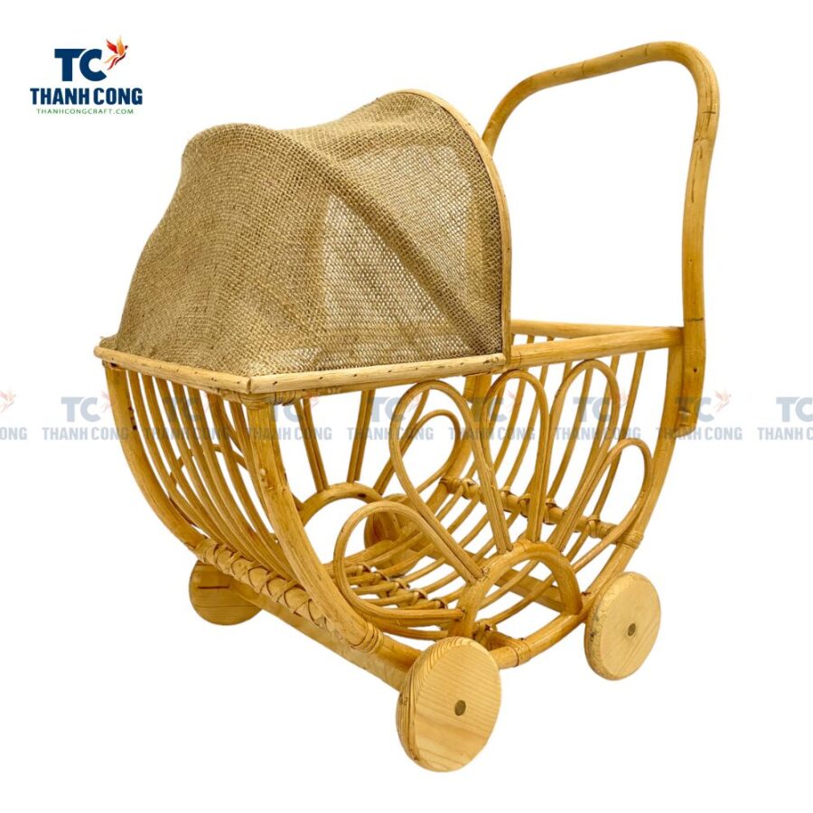 Rattan Doll Pram (TCBDA-23013)