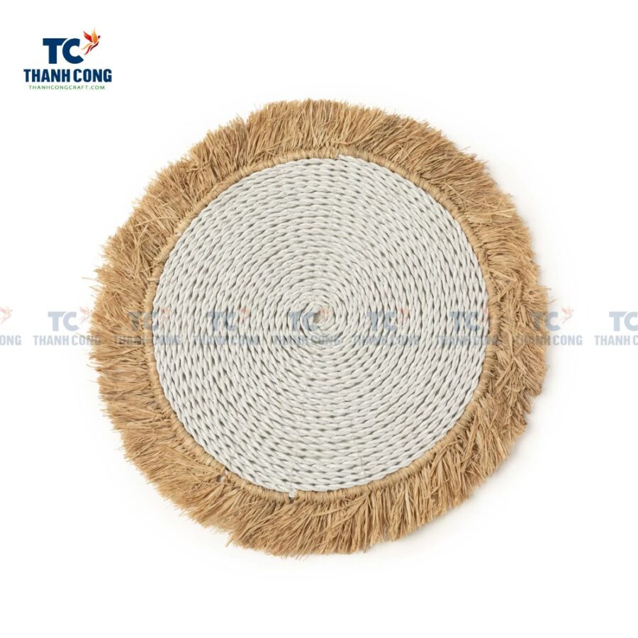 Round Raffia Placemats (TCKIT-23226)