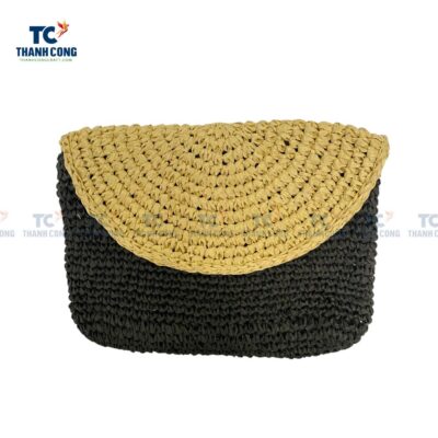 Two Tone Crochet Clutch Bag