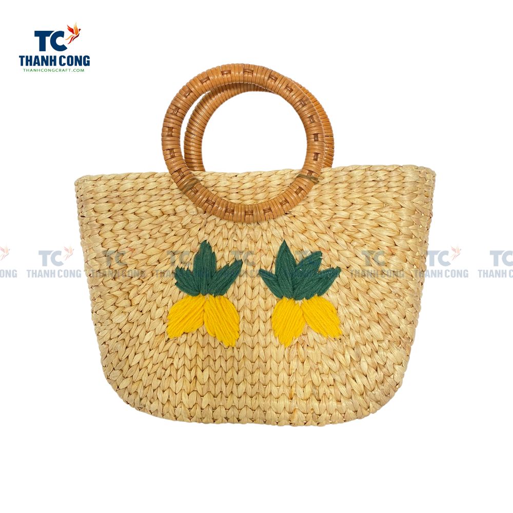 water hyacinth bag seagrass Tote Bag wicker bag Beach Bag – nornorbag