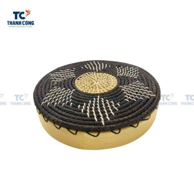 Woven Seagrass and Bamboo Tray (TCKIT-23222)