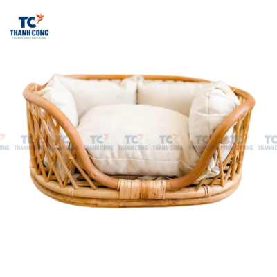Medium Wicker Dog Bed Basket