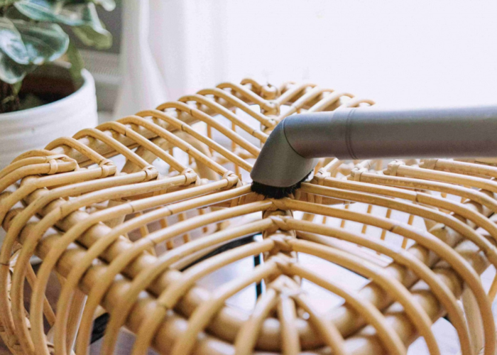 How to clean indoor wicker chairs