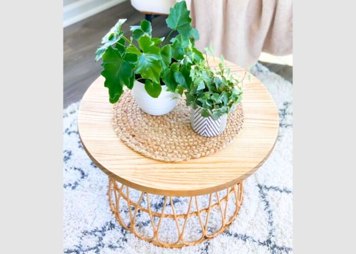 How to Make a DIY Rattan Table