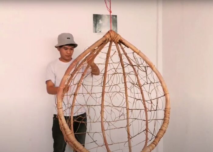 How To Make A Wicker Egg Chair DIY