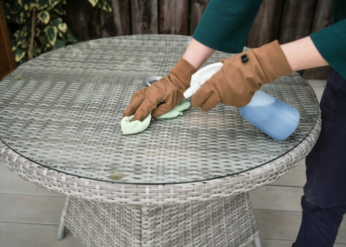 How to clean outdoor wicker chairs