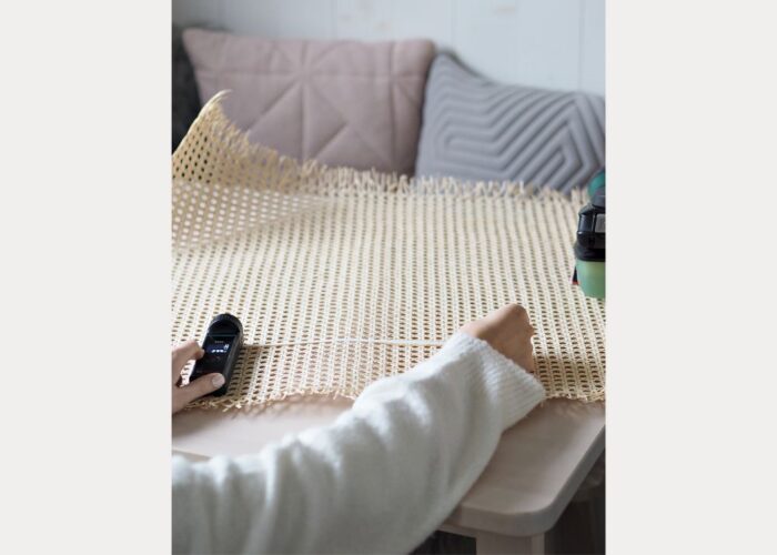 How to make a diy rattan bedside table