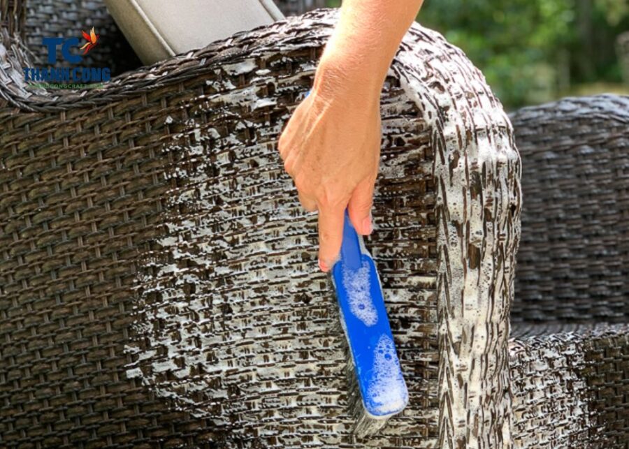 How to protect and care for outdoor wicker furniture?