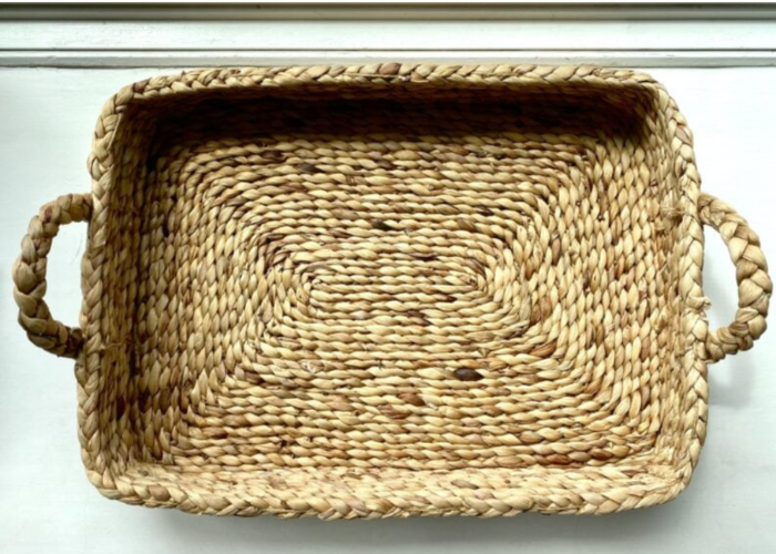 How to reshape a wicker basket