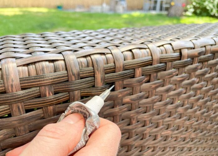 How to restore and repair resin wicker furniture