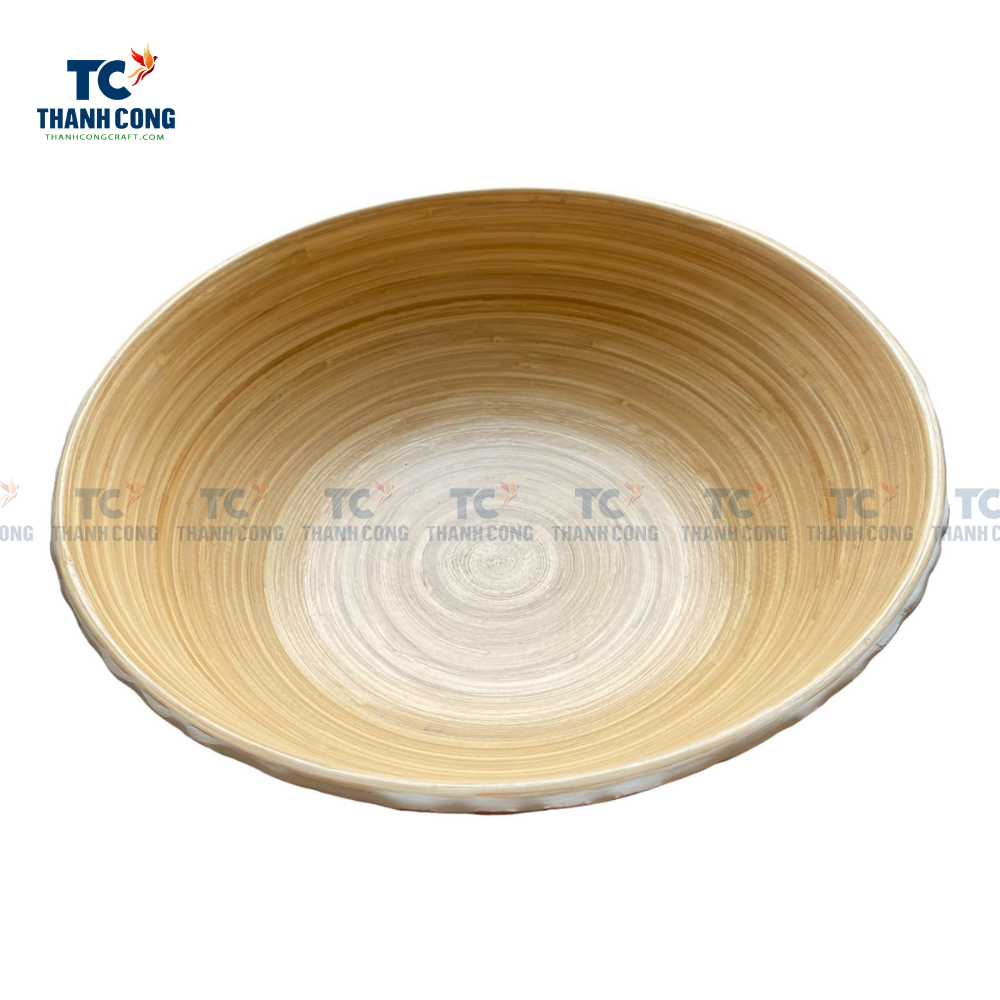 Mother of Pearl Extra Large Bamboo Salad Bowl (TCSBT-23031)