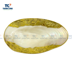 Mother of Pearl Caviar Serving Plate, caviar serving dish