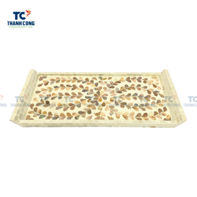 Mother of Pearl Tray with Acrylic Cover, Ramadan Serving Trays