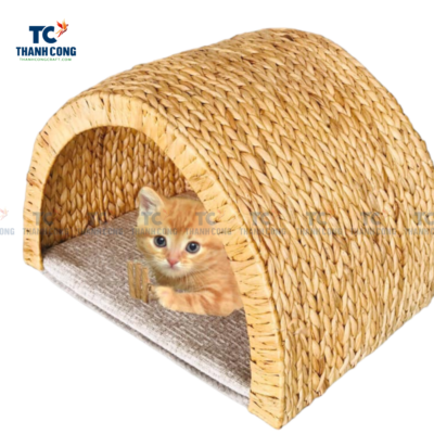 Natural Water Hyacinth Cat Bed (TCPH-23092)