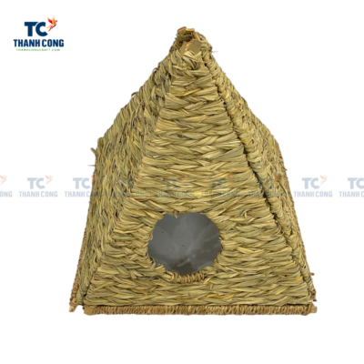 Straw Pet Nest Foldable Woven Hideaway (TCPH-23070)