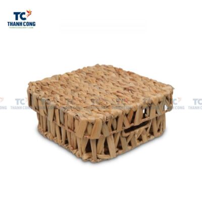 Water Hyacinth Tray With Lid (TCKIT-23242)