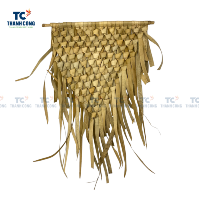 Woven Palm Leaf Wall Hanging