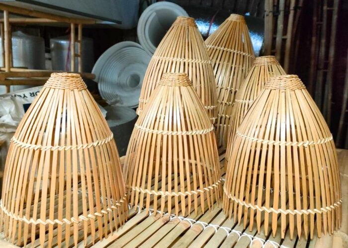 How to make a bamboo fish trap?