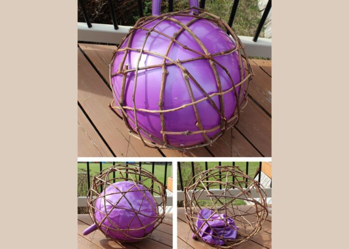 How to make a grapevine ball DIY with lights