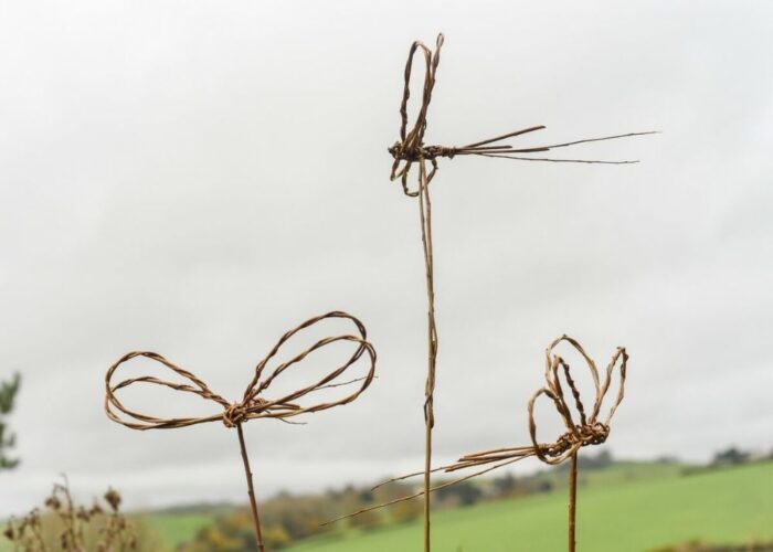 How to make a willow dragonfly