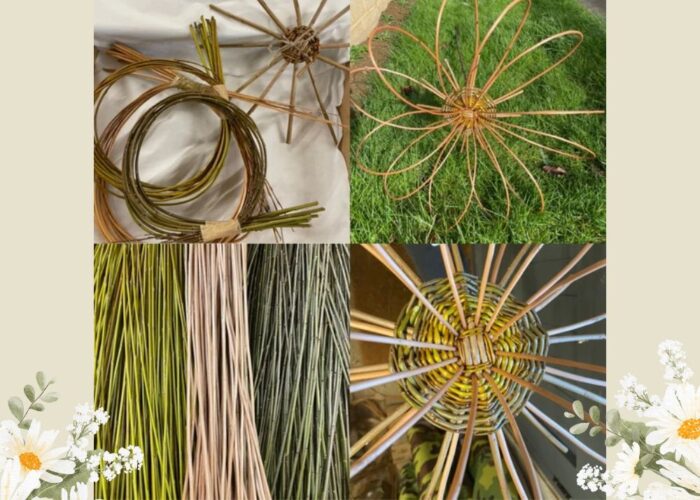 How to make a willow flower step by step