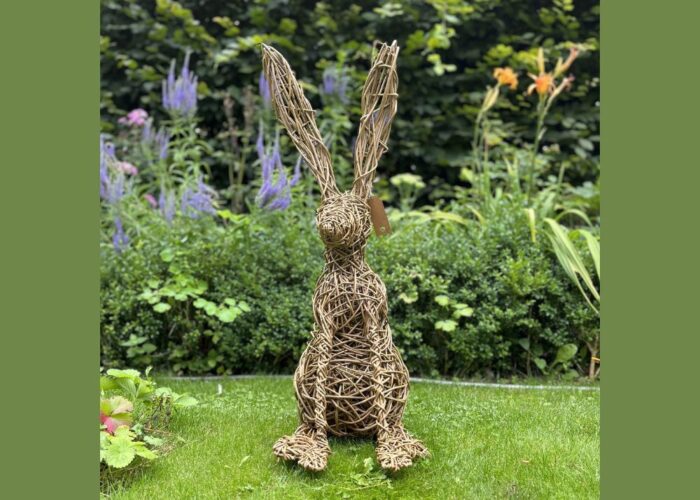 How to make a willow hare animal sculptures step by step