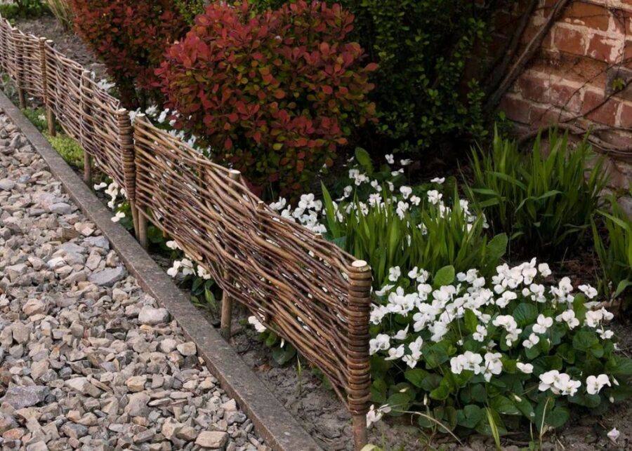 How To Make Willow Border Edging Raised Bed?