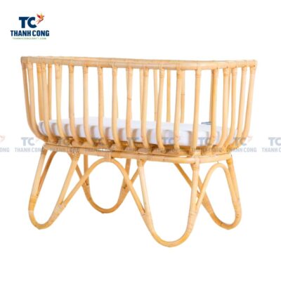 Rattan Cradle with Mattress