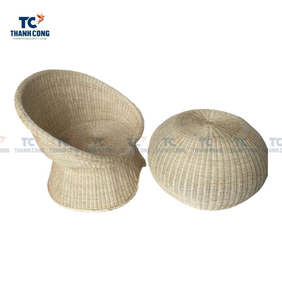 Wicker Pod Chair, rattan pod chair, pod rattan balcony set