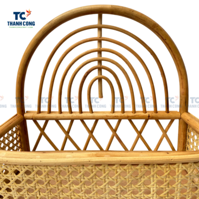 Rattan Two Tier Wall Shelf (TCHD-24238)
